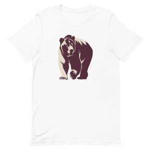 unisex-staple-t-shirt-white-front-6a1be079e9bab.jpg Bear Illustration T-Shirt