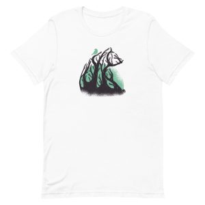 unisex-staple-t-shirt-white-front-6a1be10989651.jpg Forest Bear T-Shirt