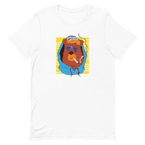 unisex-staple-t-shirt-white-front-6a1be15292aed.jpg Hip Hop Bear T-Shirt