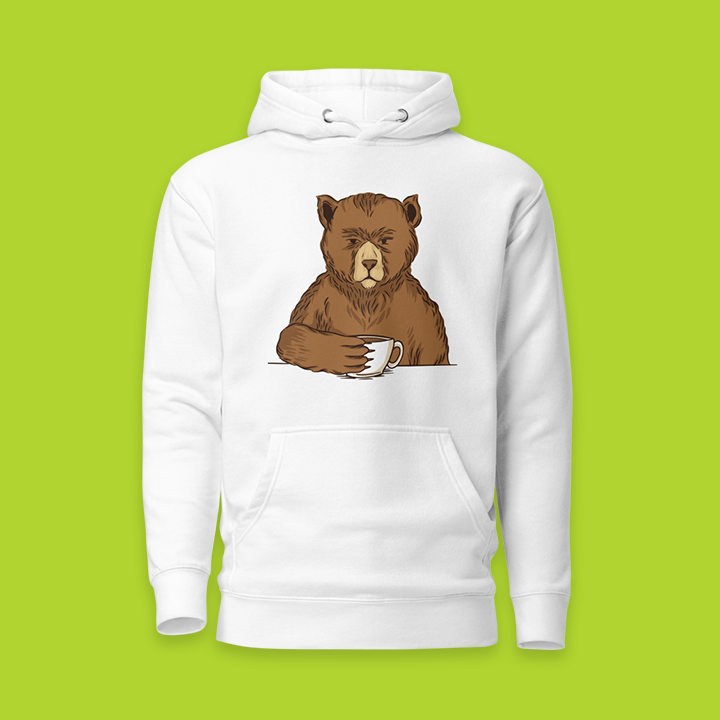 bear-hoodie Alaska Bear Quote Hoodie