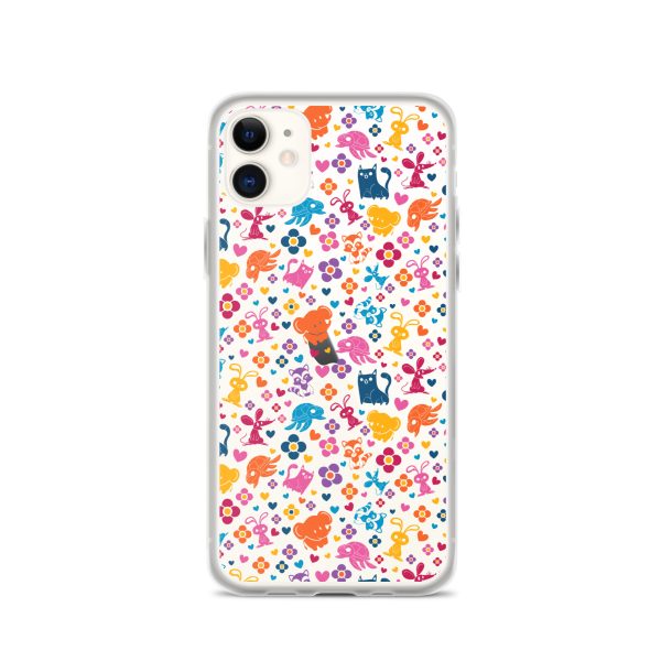 clear-case-for-iphone-iphone-11-case-on-phone-6a1d699003d35.jpg Colorful Animals and Heart iPhone Clear Case