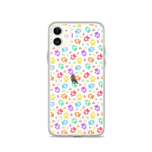 clear-case-for-iphone-iphone-11-case-on-phone-6a1d6b394ce8f.jpg Puppy Paw Prints iPhone Clear Case