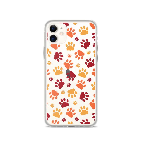 clear-case-for-iphone-iphone-11-case-on-phone-6a1d6ed386cf8.jpg Cat Paws iPhone Clear Case