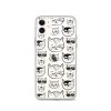 Cartoonish Cat iPhone Clear Case