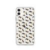 Halloween Seamless Cat iPhone Clear Case