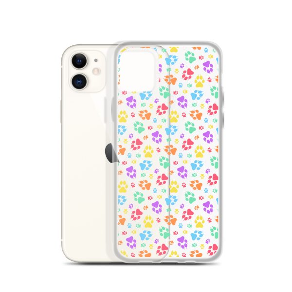 clear-case-for-iphone-iphone-11-case-with-phone-6a1d6b394cee2.jpg Puppy Paw Prints iPhone Clear Case
