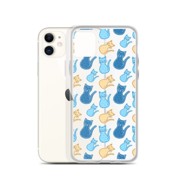 Cat Cartoon iPhone Clear Case