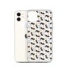 Halloween Seamless Cat iPhone Clear Case