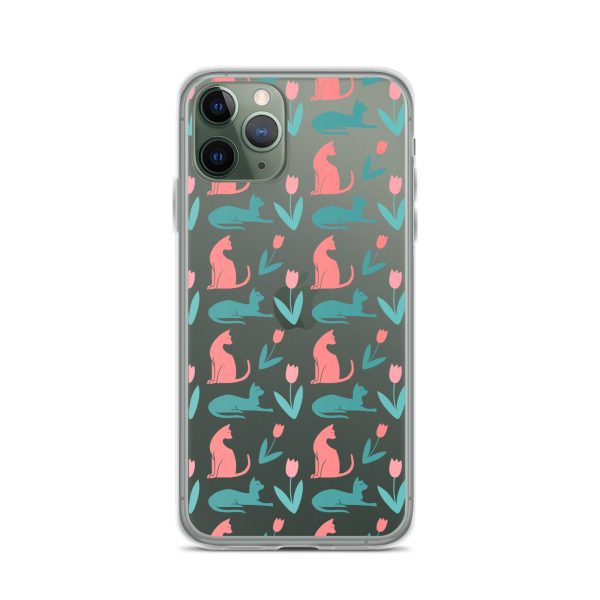 clear-case-for-iphone-iphone-11-pro-case-on-phone-6a1d6dc355974.jpg Cat Silhouettes iPhone Clear Case