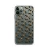 Halloween Seamless Cat iPhone Clear Case