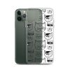 Cartoonish Cat iPhone Clear Case