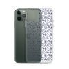 Simple Cat Outlines iPhone Clear Case