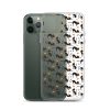 Halloween Seamless Cat iPhone Clear Case