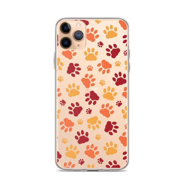 clear-case-for-iphone-iphone-11-pro-max-case-on-phone-6a1d6ed386b03.jpg Cat Paws iPhone Clear Case