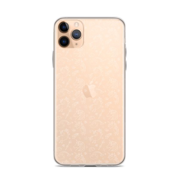 Illustrated Unicorn iPhone Clear Case