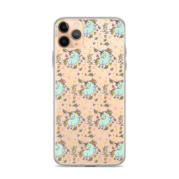 Hand-Drawn Unicorn iPhone Clear Case