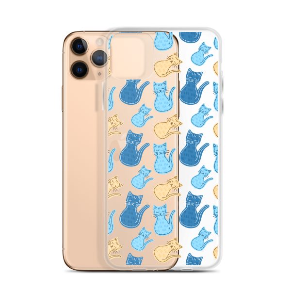 Cat Cartoon iPhone Clear Case