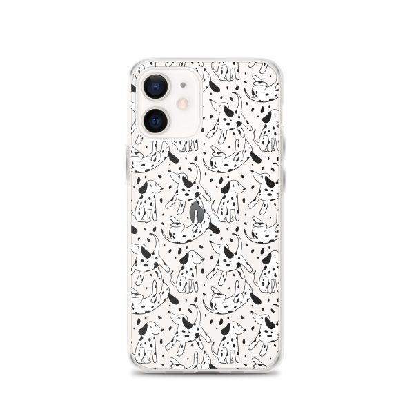 clear-case-for-iphone-iphone-12-case-on-phone-6a1d69ff6e24c.jpg Dalmatian Dog iPhone Clear Case