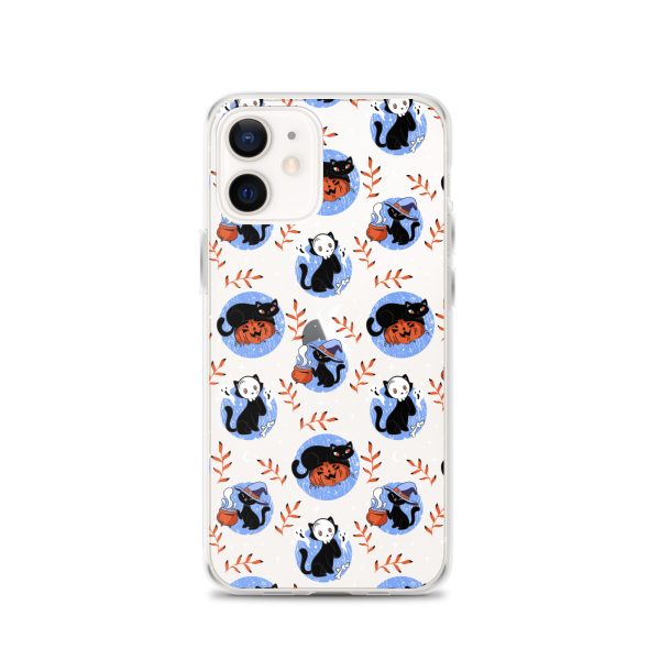 clear-case-for-iphone-iphone-12-case-on-phone-6a1d6f9a1f465.jpg Halloween Cats iPhone Clear Case
