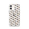 Halloween Seamless Cat iPhone Clear Case