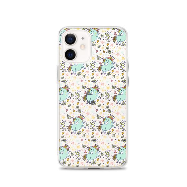 Hand-Drawn Unicorn iPhone Clear Case
