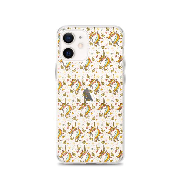 Unicorn Doodle iPhone Clear Case