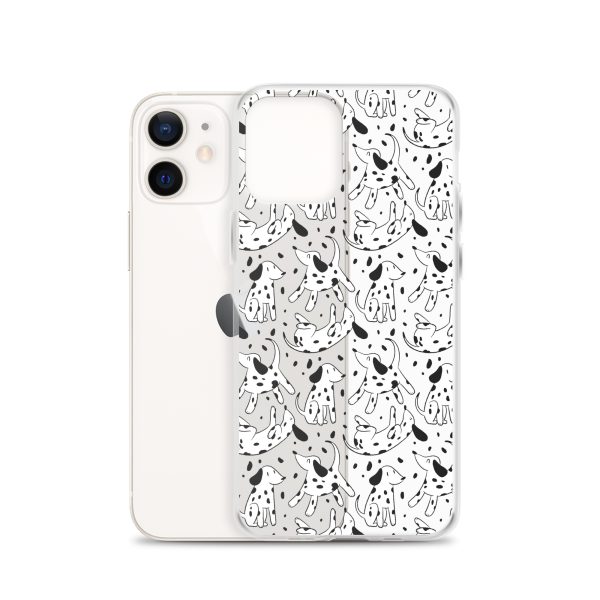 clear-case-for-iphone-iphone-12-case-with-phone-6a1d69ff6e298.jpg Dalmatian Dog iPhone Clear Case