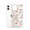 Cat Surfing iPhone Clear Case