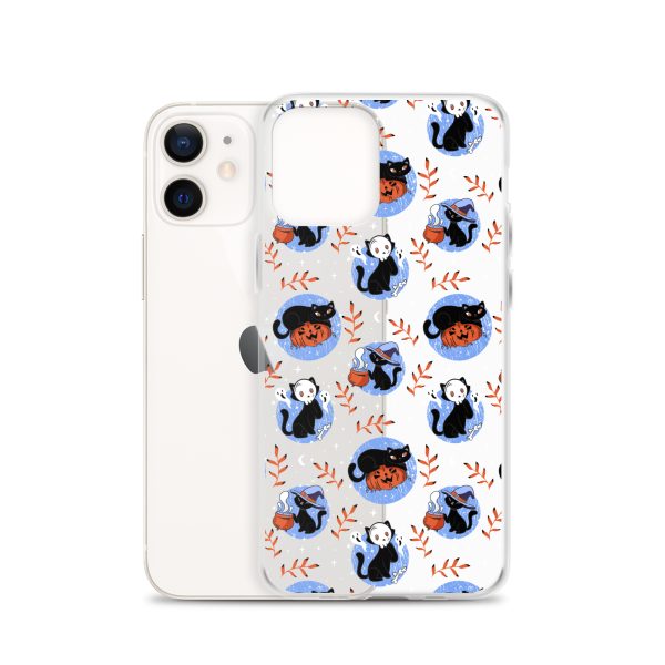 clear-case-for-iphone-iphone-12-case-with-phone-6a1d6f9a1f4bd.jpg Halloween Cats iPhone Clear Case