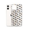 Halloween Seamless Cat iPhone Clear Case