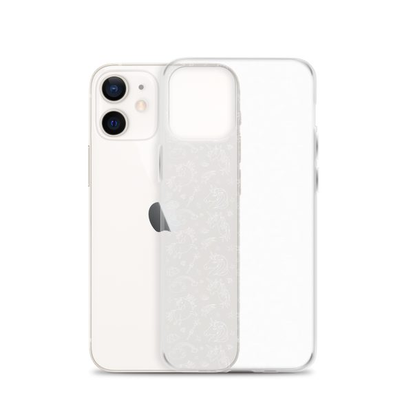 Illustrated Unicorn iPhone Clear Case