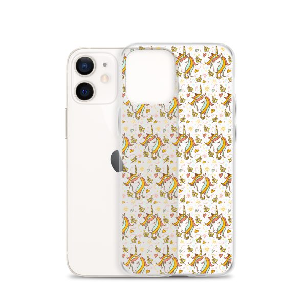 Unicorn Doodle iPhone Clear Case