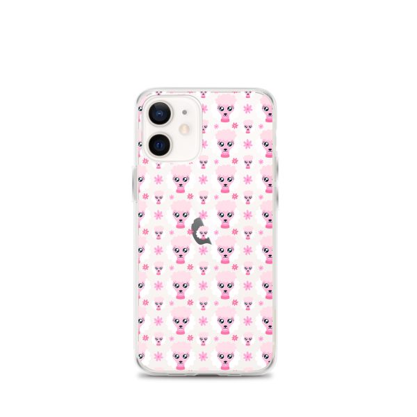 Pink Poodle iPhone Clear Case
