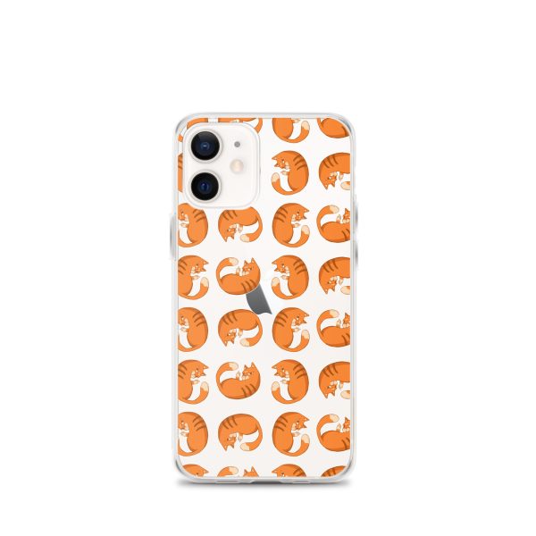 clear-case-for-iphone-iphone-12-mini-case-on-phone-6a1d6e143a6c2.jpg Orange Cat iPhone Clear Case