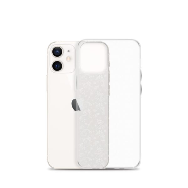 Illustrated Unicorn iPhone Clear Case
