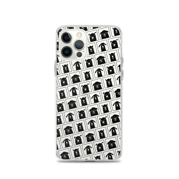 clear-case-for-iphone-iphone-12-pro-case-on-phone-6a1d68fd22a95.jpg Black Dogs iPhone Clear Case