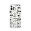 Cartoonish Cat iPhone Clear Case