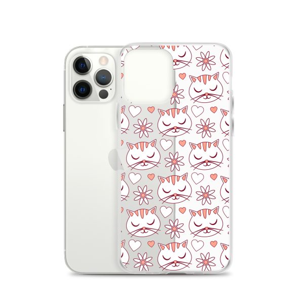 clear-case-for-iphone-iphone-12-pro-case-with-phone-6a1d6d62f223e.jpg Cat Flowers and Hearts iPhone Clear Case