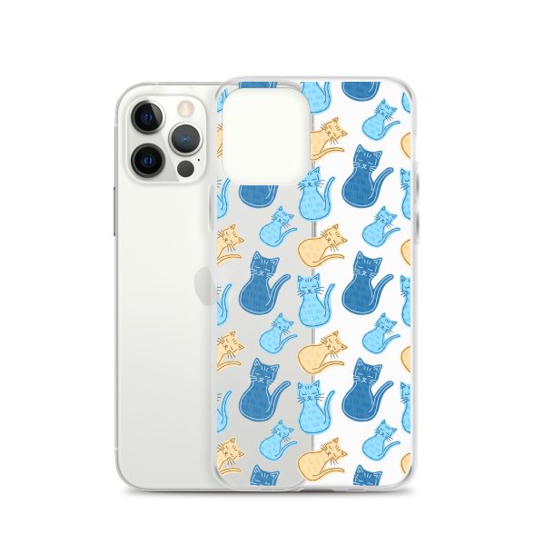 Cat Cartoon iPhone Clear Case