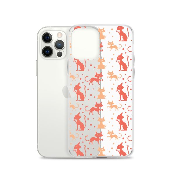 clear-case-for-iphone-iphone-12-pro-case-with-phone-6a1d6f4307d5a.jpg Cat Silhouettes Seamless iPhone Clear Case