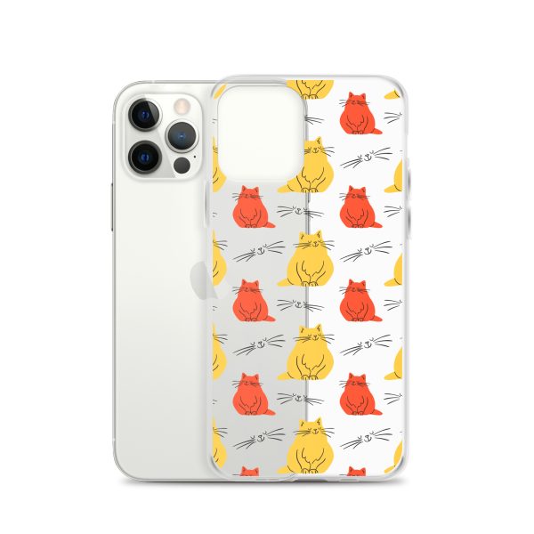 clear-case-for-iphone-iphone-12-pro-case-with-phone-6a1d70b949cb0.jpg Abstract Colorful Cats iPhone Clear Case