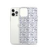 Simple Cat Outlines iPhone Clear Case