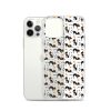 Halloween Seamless Cat iPhone Clear Case