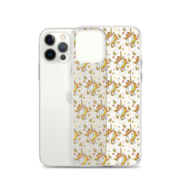Unicorn Doodle iPhone Clear Case