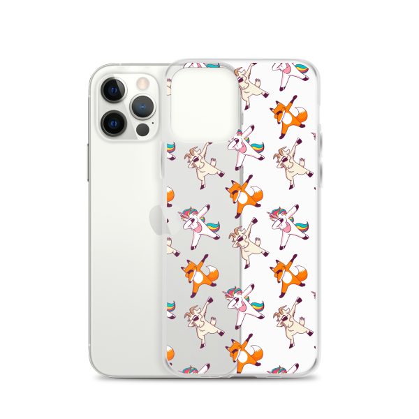 Dabbing Animals iPhone Clear Case