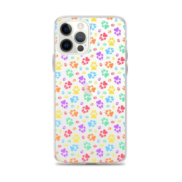 clear-case-for-iphone-iphone-12-pro-max-case-on-phone-6a1d6b394d062.jpg Puppy Paw Prints iPhone Clear Case