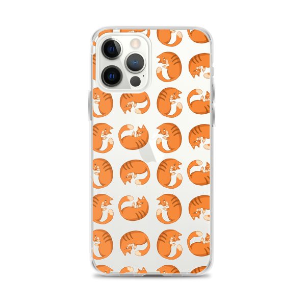 clear-case-for-iphone-iphone-12-pro-max-case-on-phone-6a1d6e143a7a1.jpg Orange Cat iPhone Clear Case