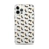 Halloween Seamless Cat iPhone Clear Case