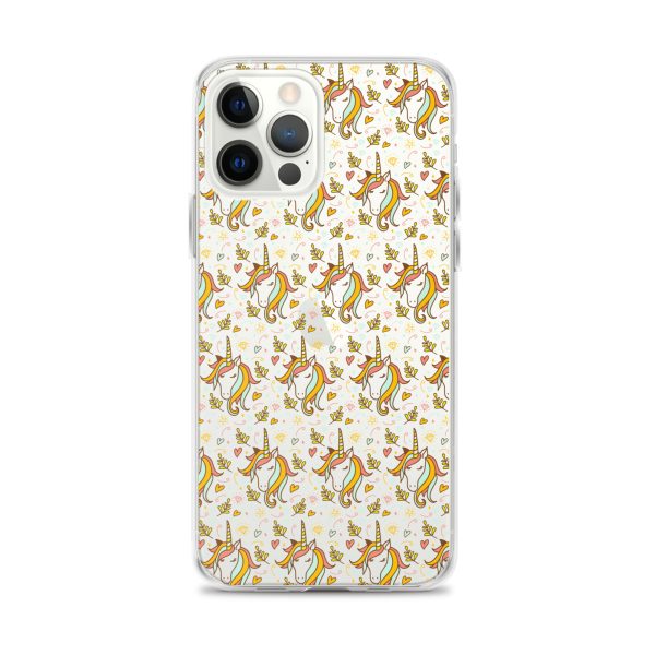 Unicorn Doodle iPhone Clear Case