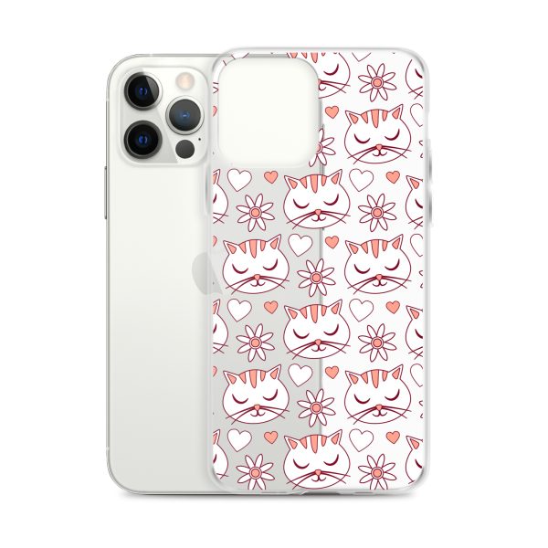 clear-case-for-iphone-iphone-12-pro-max-case-with-phone-6a1d6d62f214b.jpg Cat Flowers and Hearts iPhone Clear Case